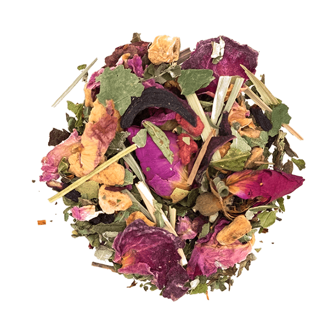 

Малина с мятой